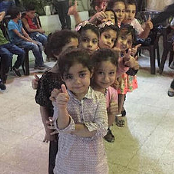 Orphans at Al Mahata Orphans at Al Mahata